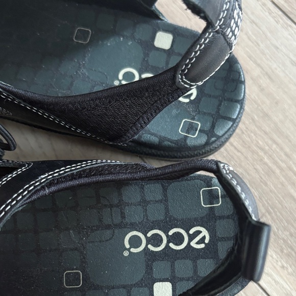 Black Ecco Sandals - Picture 3 of 5